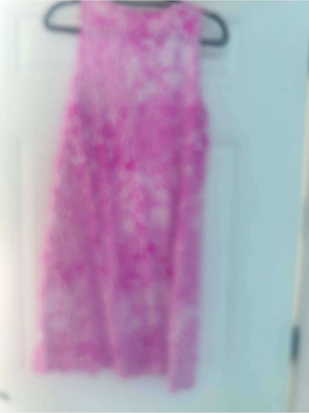 Lilly Pulitzer Pink and White Floral Tank Midi Dress - Picture 4 of 4
